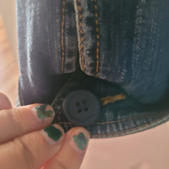 St. John's Bay Women's Blue Jean Jacket - Picture 6 of 10